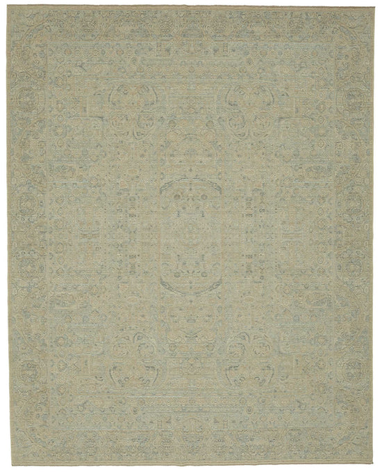 9x11 Hand-Knotted Wool Oushak Rug - 47791