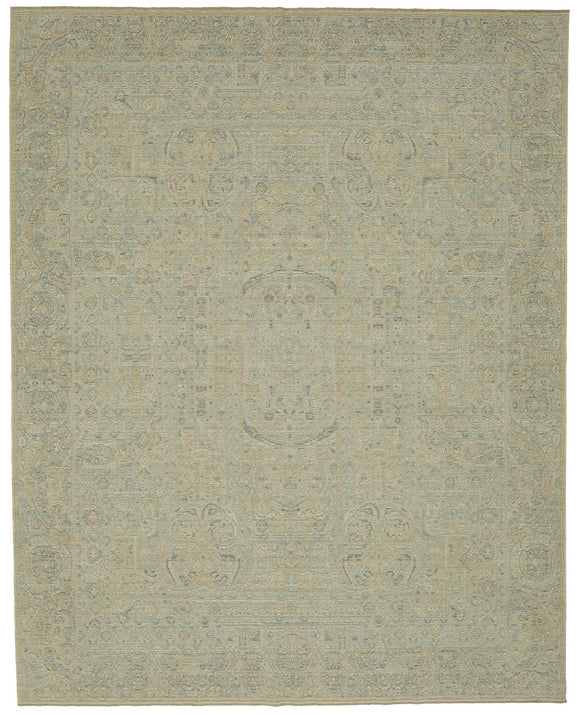 9x11 Hand-Knotted Wool Oushak Rug - 47791