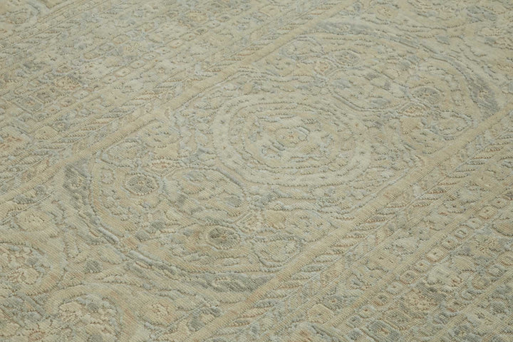 9x11 Hand-Knotted Wool Oushak Rug - 47791