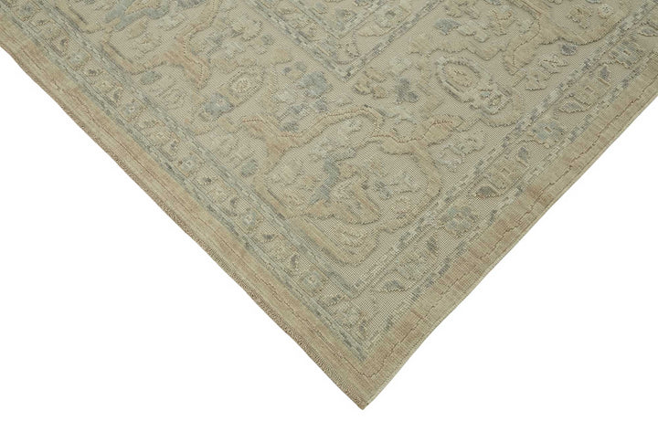 9x11 Hand-Knotted Wool Oushak Rug - 47792