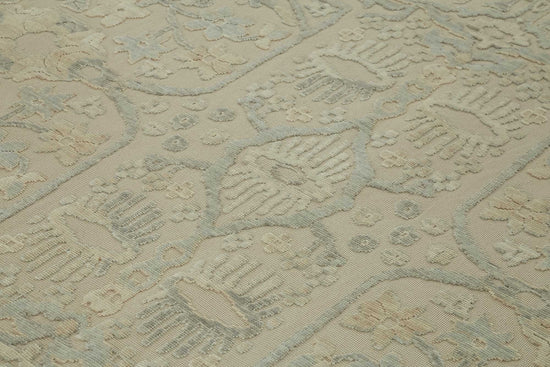 9x11 Hand-Knotted Wool Oushak Rug - 47792