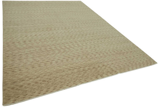 8x11 Hand-Knotted Wool Oushak Rug - 47794