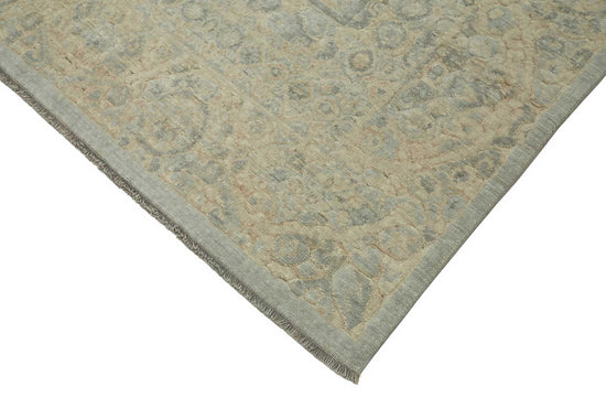 8x11 Hand-Knotted Wool Oushak Rug - 47796