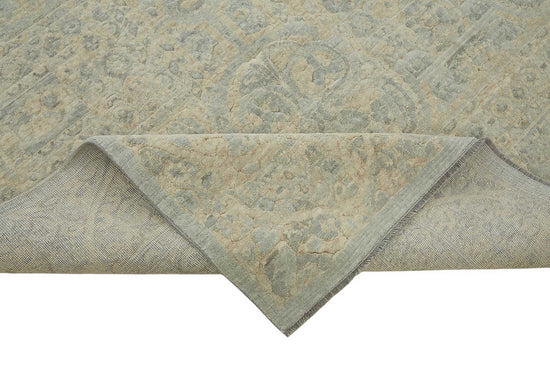 8x11 Hand-Knotted Wool Oushak Rug - 47796