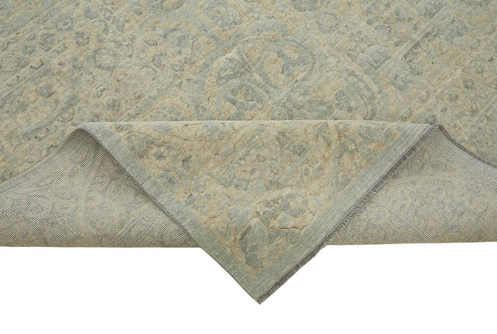 8x11 Hand-Knotted Wool Oushak Rug - 47796