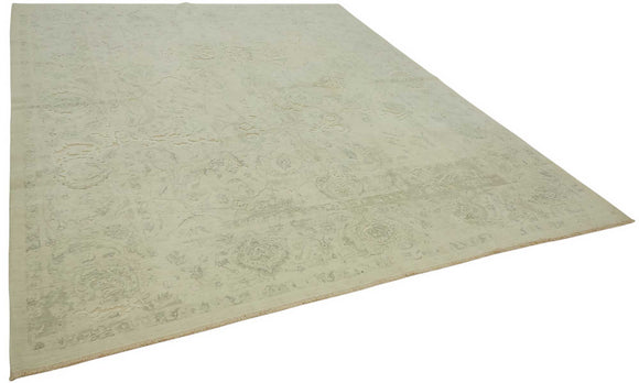 9x12 Hand-Knotted Wool Oushak Rug - 47799