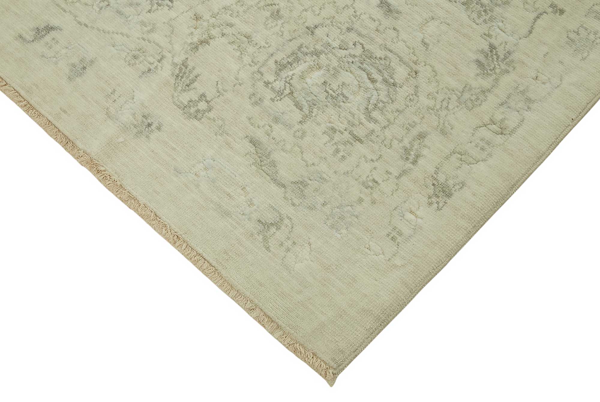 9x12 Hand-Knotted Wool Oushak Rug - 47799