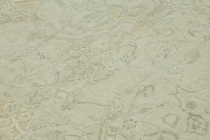9x12 Hand-Knotted Wool Oushak Rug - 47799