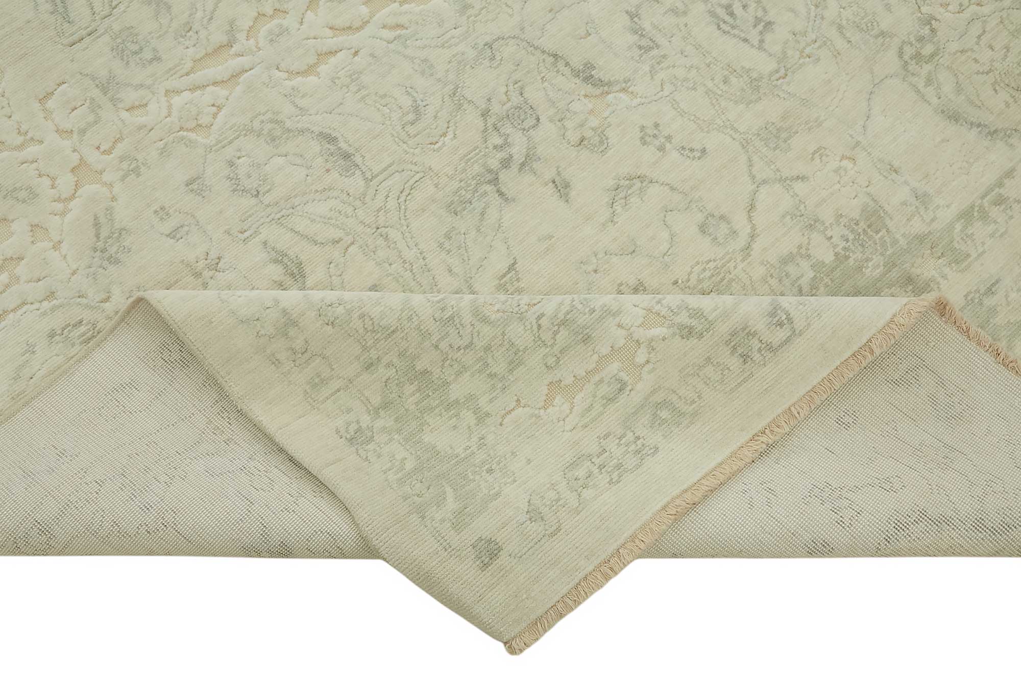 9x12 Hand-Knotted Wool Oushak Rug - 47799