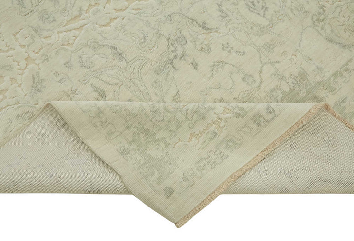 9x12 Hand-Knotted Wool Oushak Rug - 47799