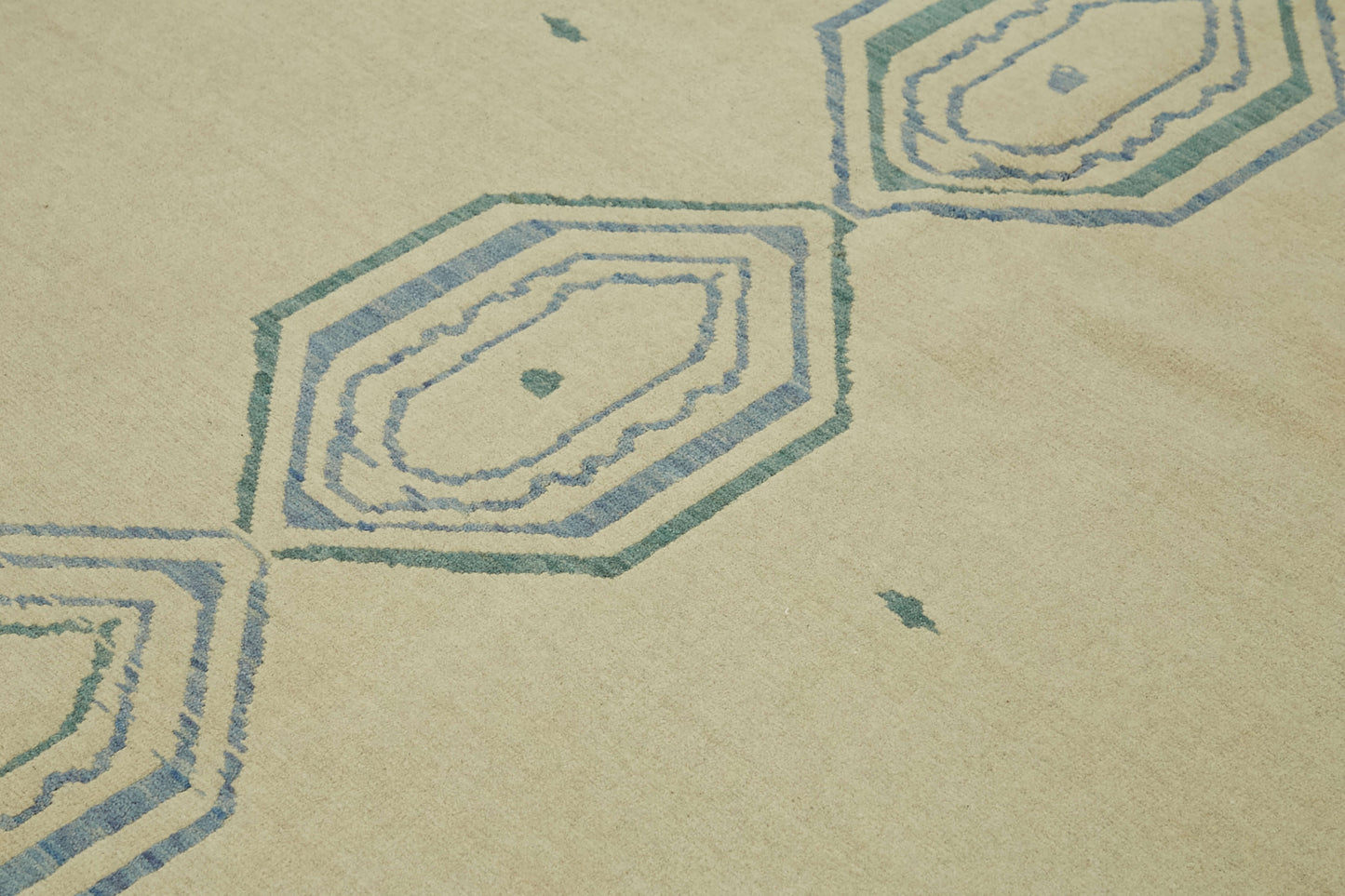 9x11 Hand-Knotted Wool Oushak Rug - 47801