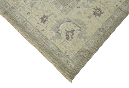 9x11 Hand-Knotted Wool Oushak Rug - 47802