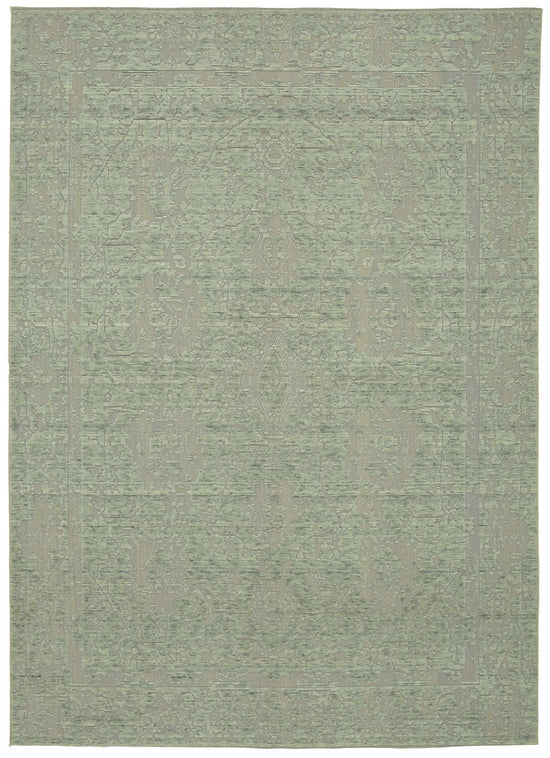 8x12 Hand-Knotted Wool Oushak Rug - 47805