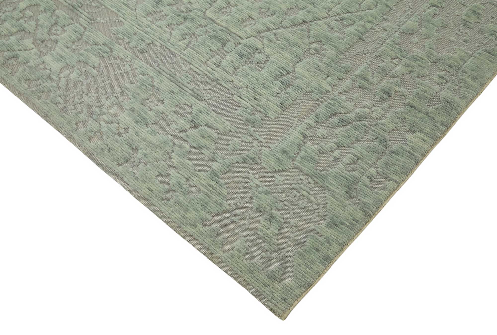 8x12 Hand-Knotted Wool Oushak Rug - 47805