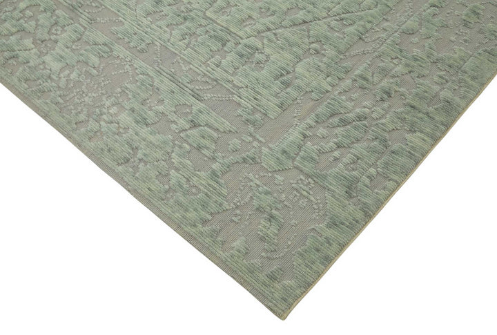 8x12 Hand-Knotted Wool Oushak Rug - 47805