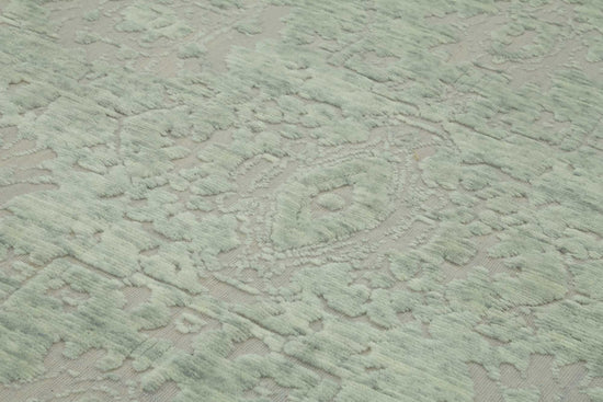 8x12 Hand-Knotted Wool Oushak Rug - 47805