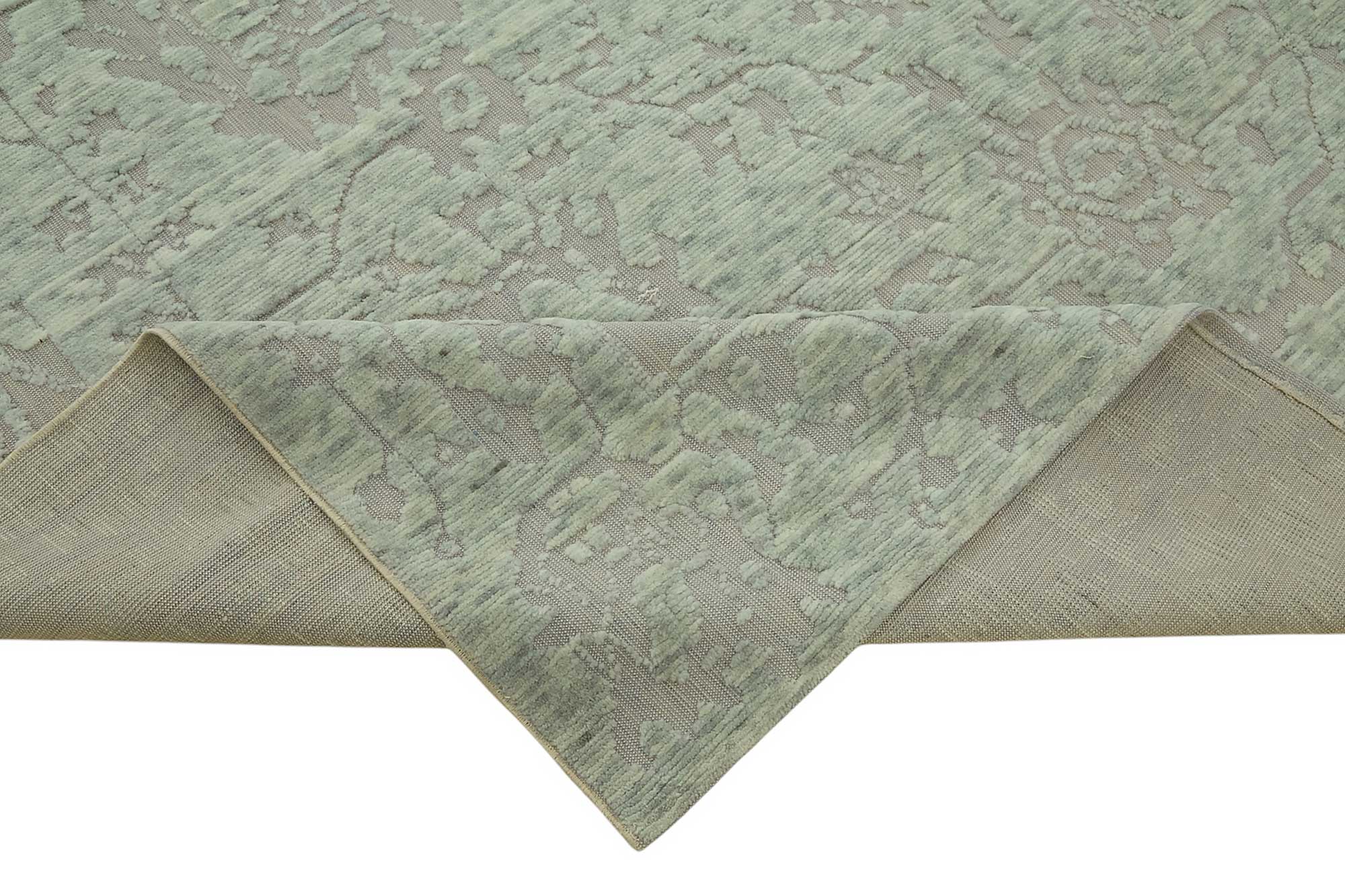 8x12 Hand-Knotted Wool Oushak Rug - 47805