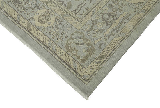9x12 Hand-Knotted Wool Oushak Rug - 47806