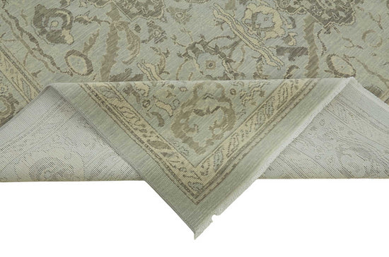 9x12 Hand-Knotted Wool Oushak Rug - 47806