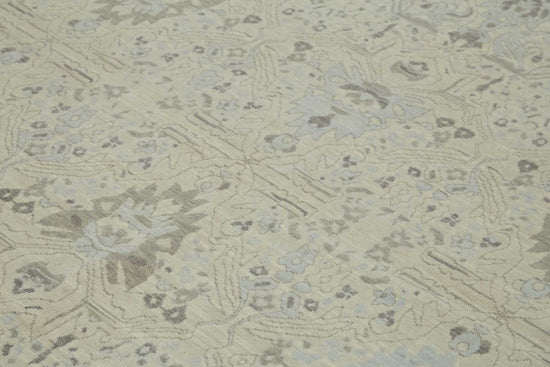 9x11 Hand-Knotted Wool Oushak Rug - 47808