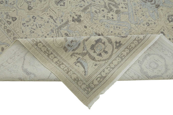 9x11 Hand-Knotted Wool Oushak Rug - 47808