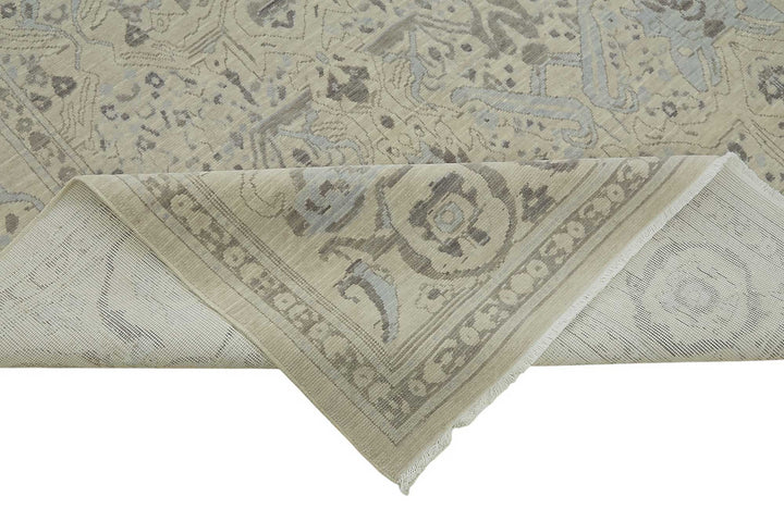 9x11 Hand-Knotted Wool Oushak Rug - 47808