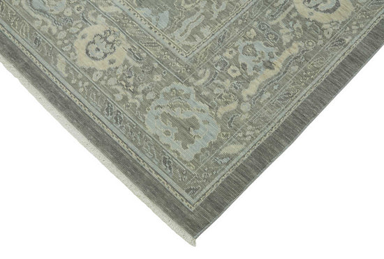 9x12 Hand-Knotted Wool Oushak Rug - 47809