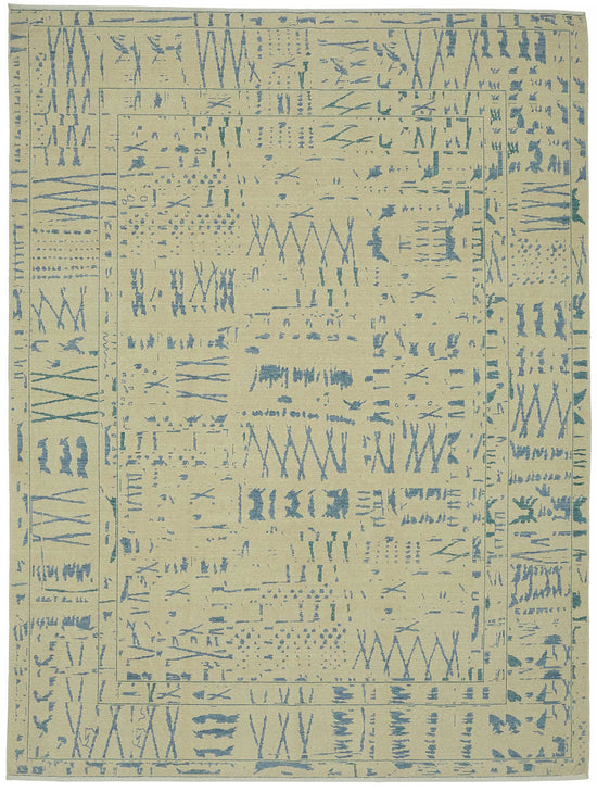 9x12 Hand-Knotted Wool Oushak Rug - 47810