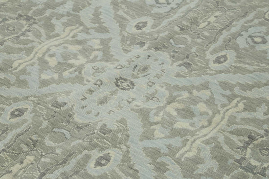 9x12 Hand-Knotted Wool Oushak Rug - 47812