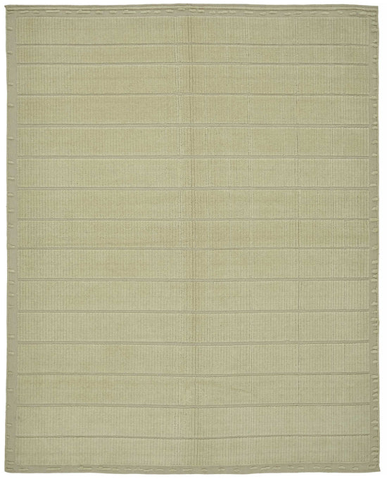 9x11 Hand-Knotted Wool Oushak Rug - 47813