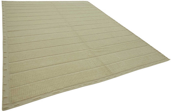 9x11 Hand-Knotted Wool Oushak Rug - 47813