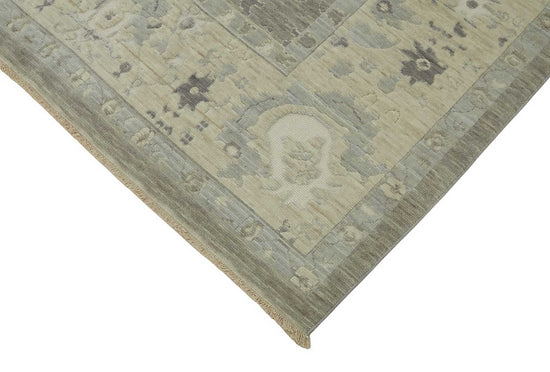 8x11 Hand-Knotted Wool Oushak Rug - 47814