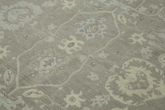 8x11 Hand-Knotted Wool Oushak Rug - 47815