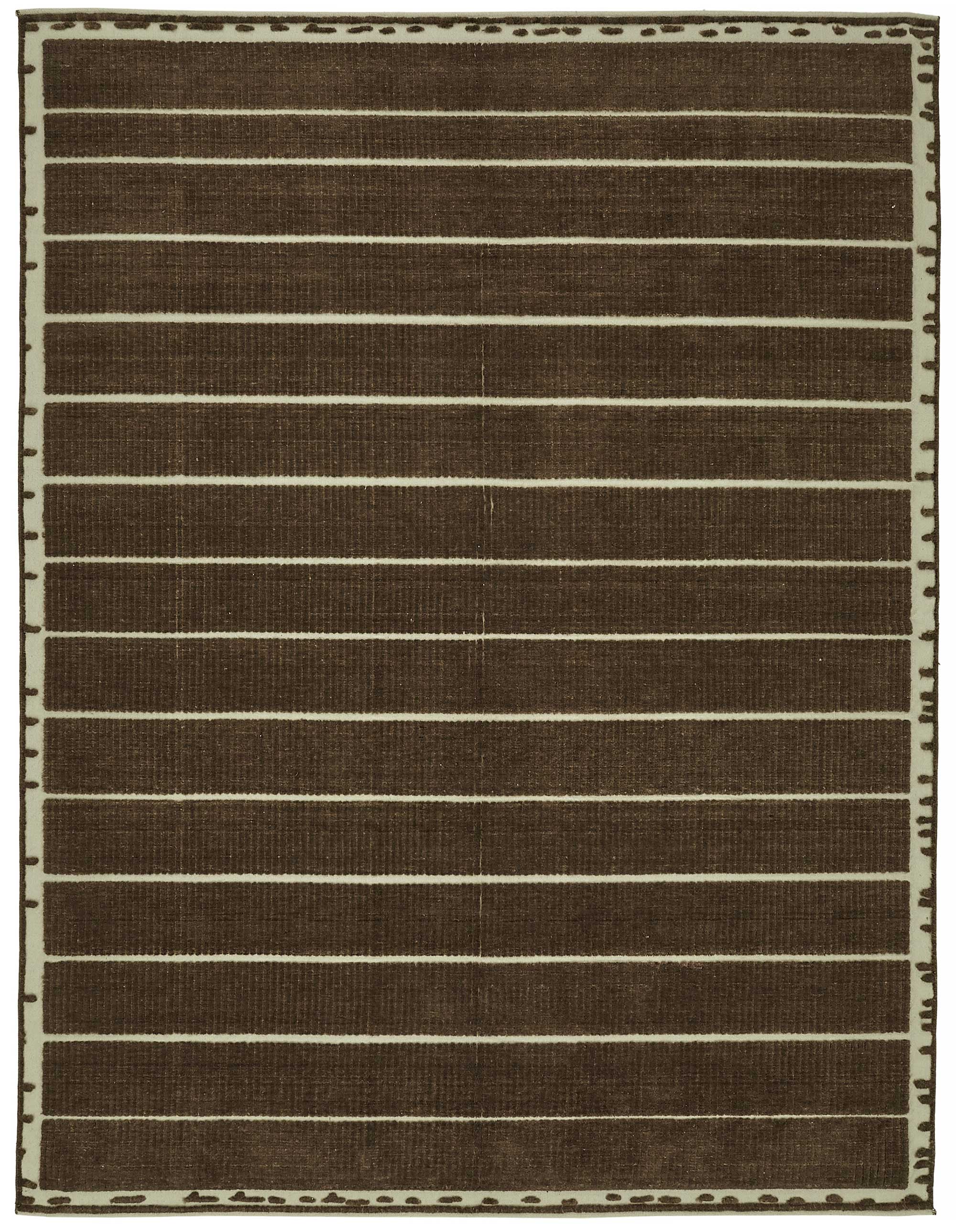 9x11 Hand-Knotted Wool Oushak Rug - 47816