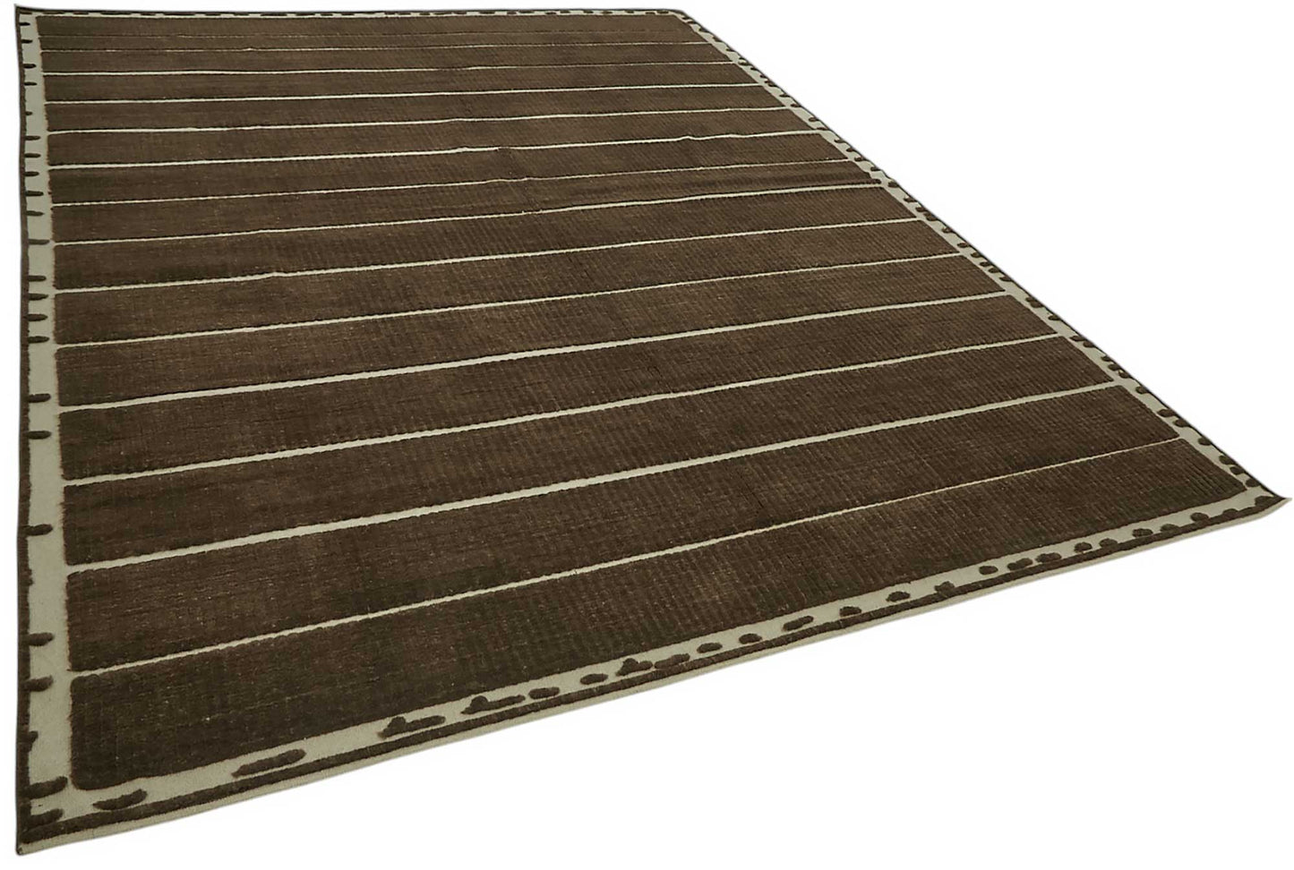 9x11 Hand-Knotted Wool Oushak Rug - 47816