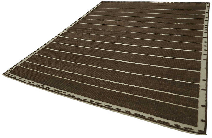 9x11 Hand-Knotted Wool Oushak Rug - 47816
