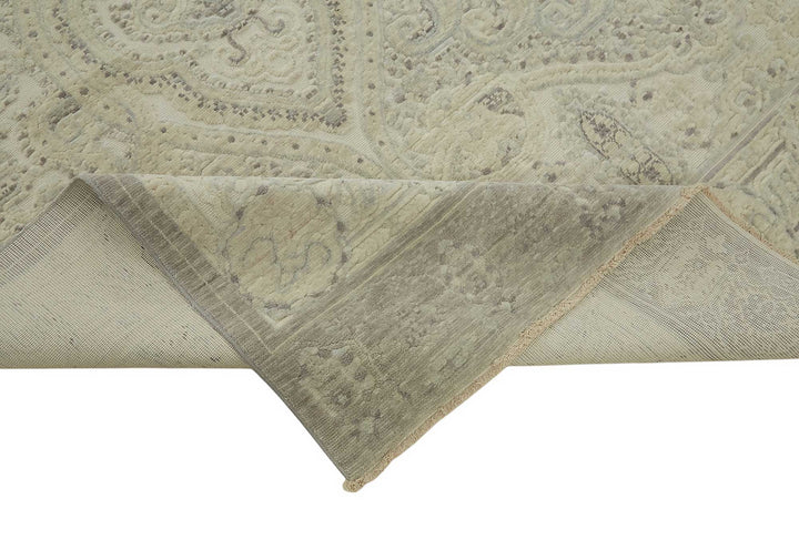 9x12 Hand-Knotted Wool Oushak Rug - 47818