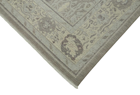 10x12 Hand-Knotted Wool Oushak Rug - 47819
