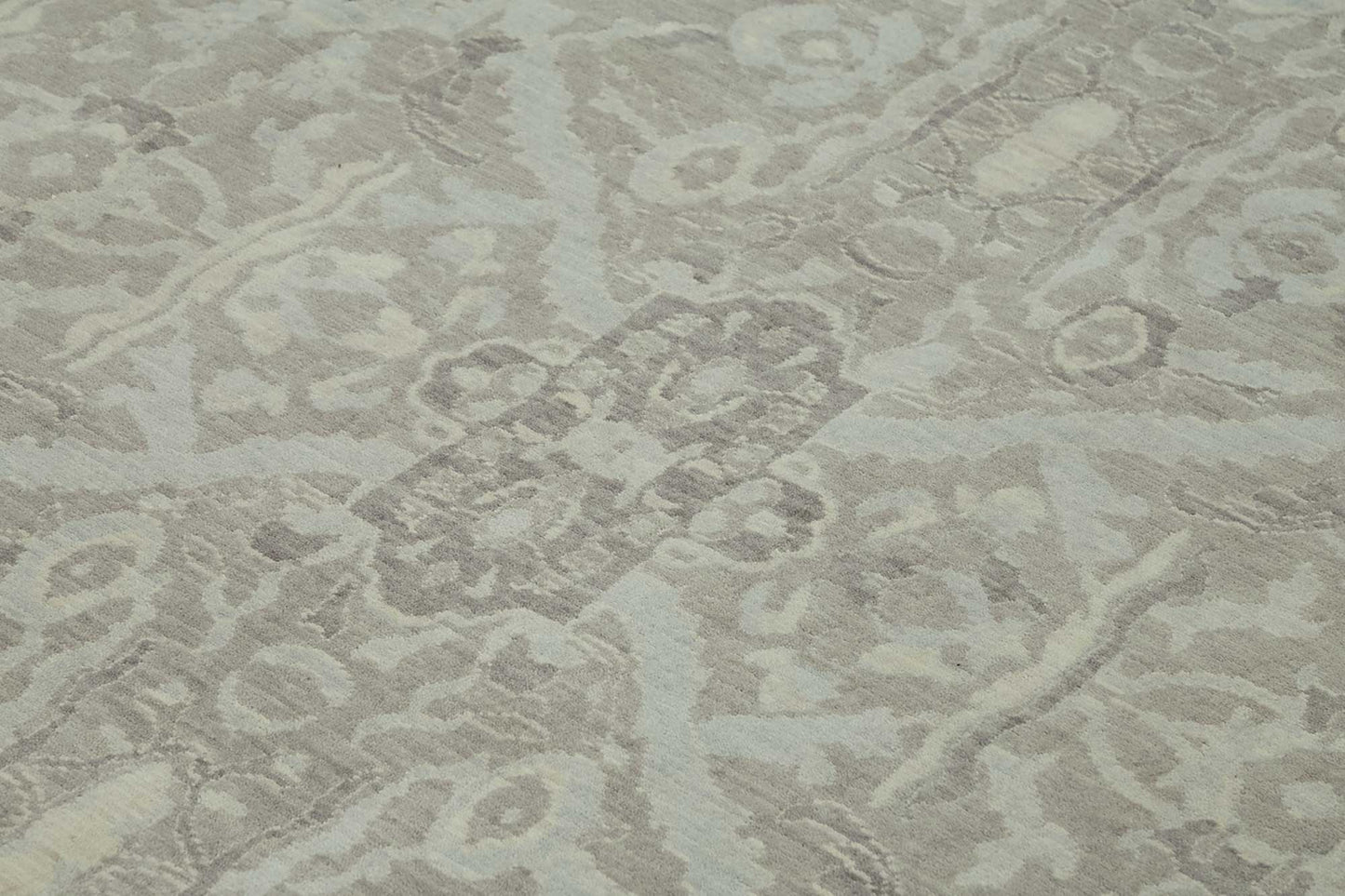 10x12 Hand-Knotted Wool Oushak Rug - 47819