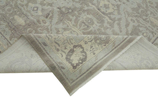 10x12 Hand-Knotted Wool Oushak Rug - 47819