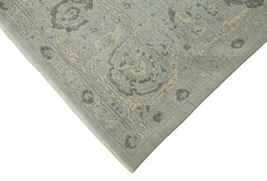 10x12 Hand-Knotted Wool Oushak Rug - 47820