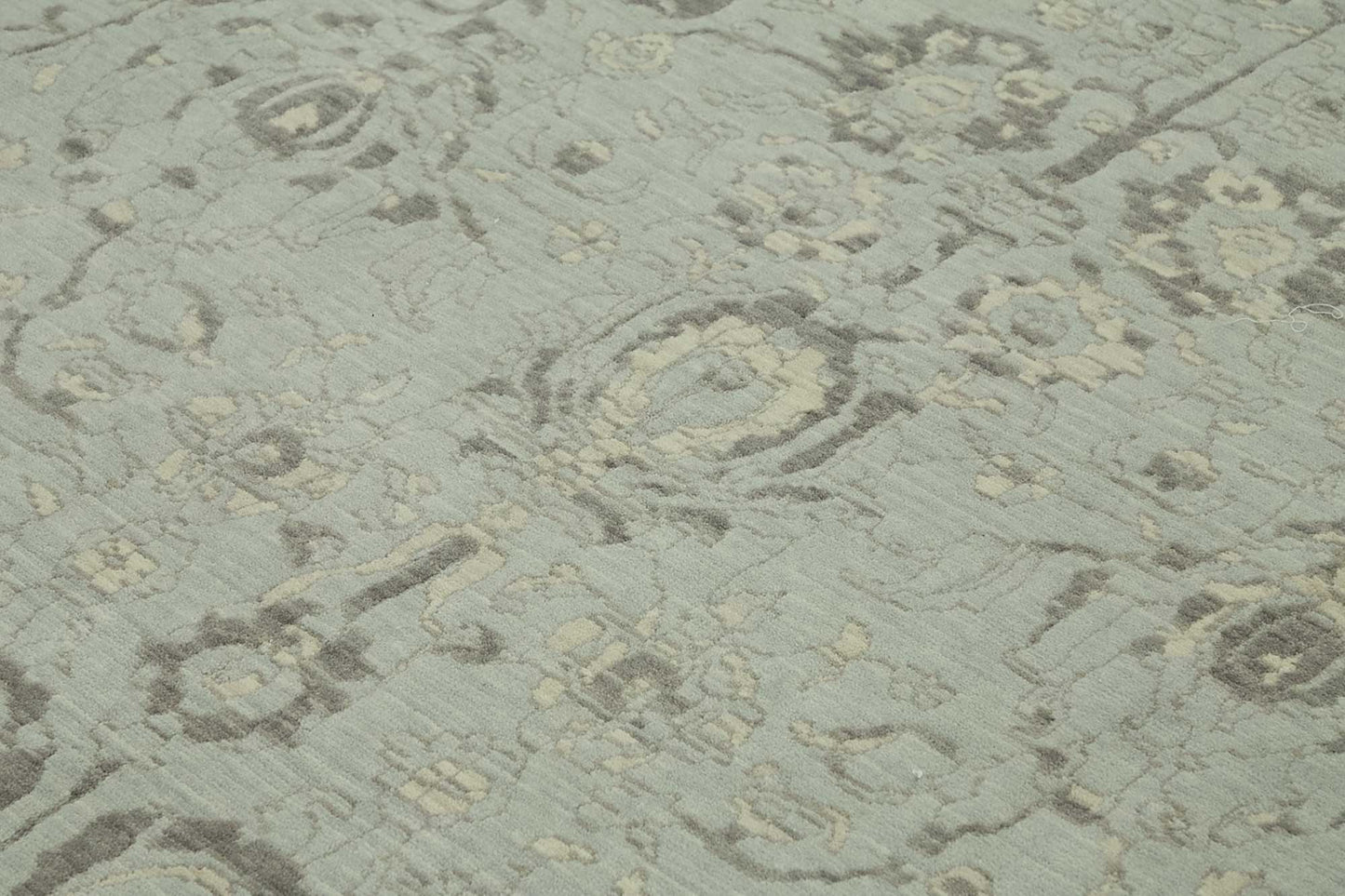 10x12 Hand-Knotted Wool Oushak Rug - 47820