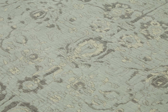 10x12 Hand-Knotted Wool Oushak Rug - 47820