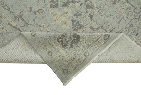 10x12 Hand-Knotted Wool Oushak Rug - 47820