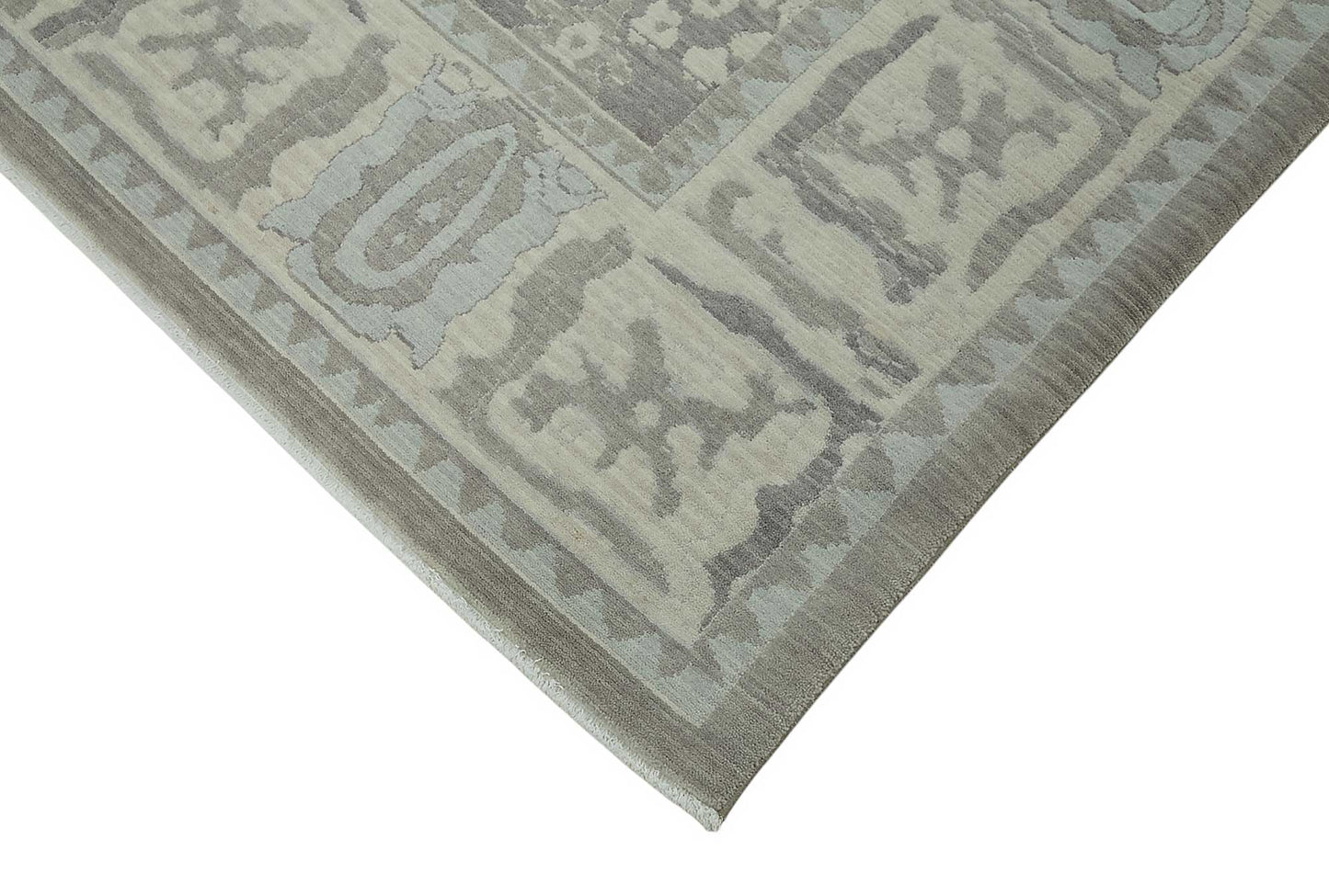 10x12 Hand-Knotted Wool Oushak Rug - 47822