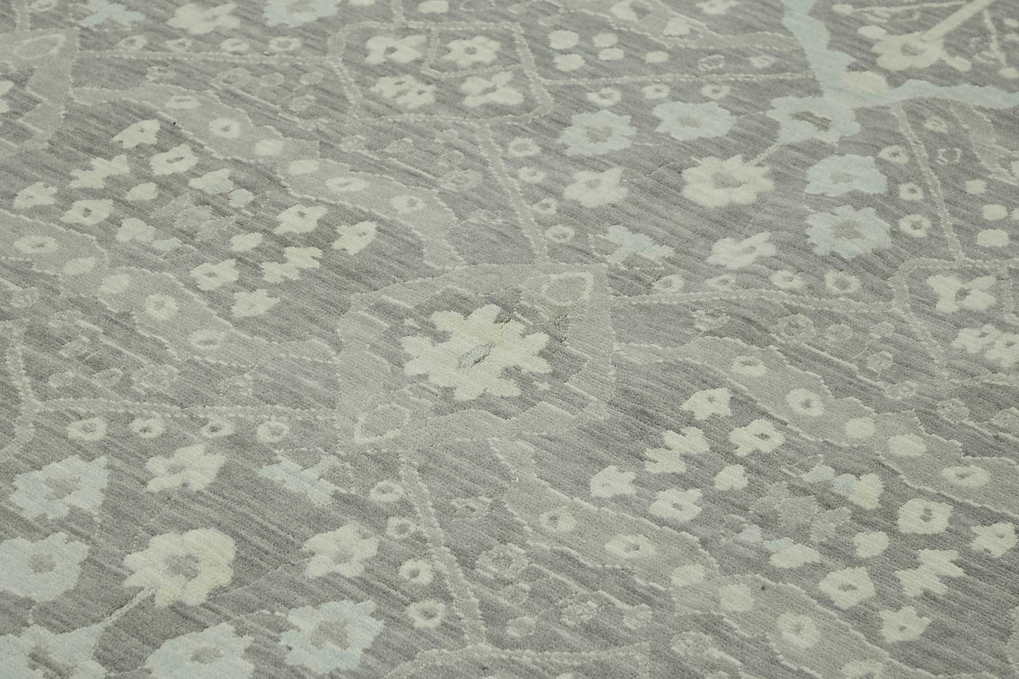 10x12 Hand-Knotted Wool Oushak Rug - 47822