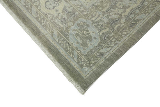 10x12 Hand-Knotted Wool Oushak Rug - 47823