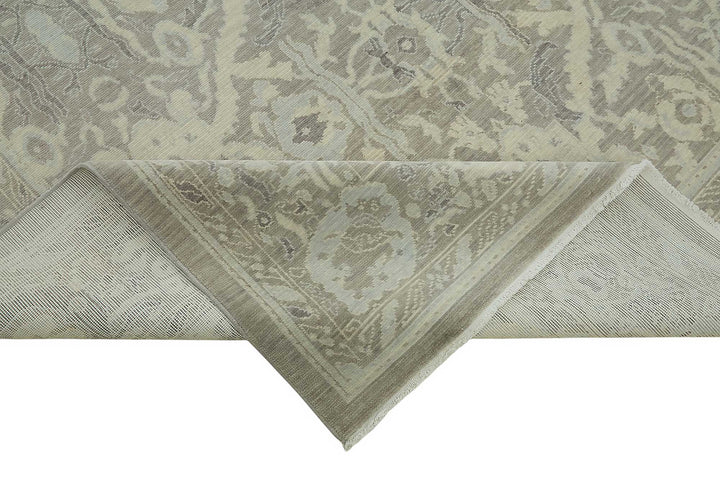 10x12 Hand-Knotted Wool Oushak Rug - 47823