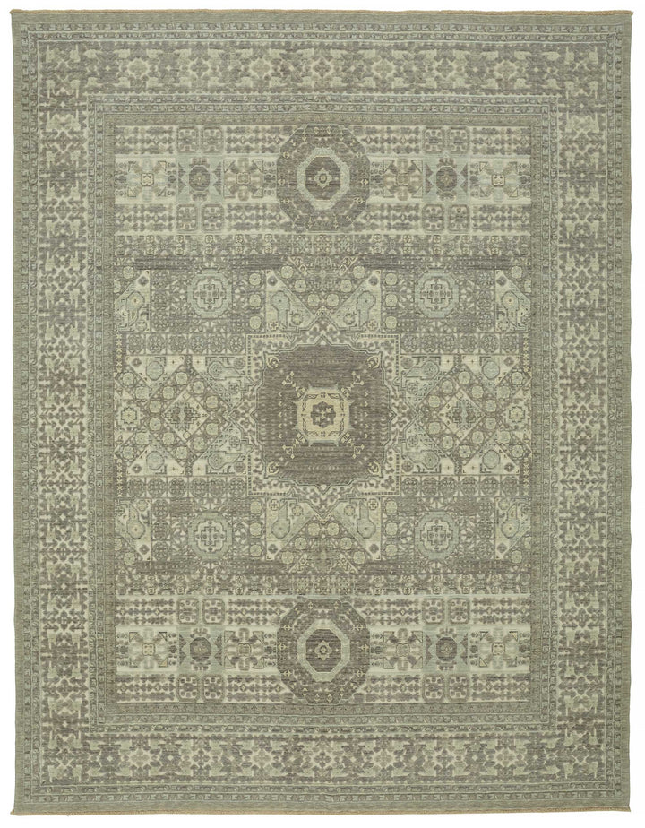 10x12 Hand-Knotted Wool Oushak Rug - 47824