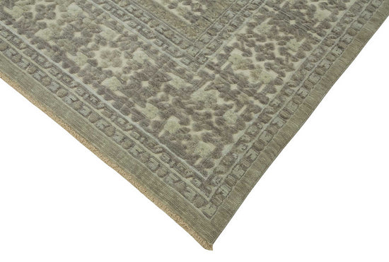 10x12 Hand-Knotted Wool Oushak Rug - 47824